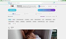 Hausgemachtes Video von frechen Paaren, anale tantrische Massage mit großen Titten