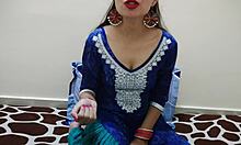 Индијска каубојка и њене велике сисе у домаћем видеу